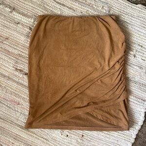 Pacsun LA Hearts Brown Suede Mini Skirt Size XS